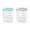 BEABA Maxi Portion Container Tritan Sett med 2 lyseblå / grå 2 x 240ml 