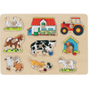 goki Puzzle in legno fattoria I, 9 pezzi
