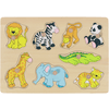 goki Puzzle Animaux de zoo, 8 pièces