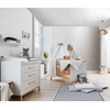 Schardt Chambre bébé duo lit commode Miami White bois 70x140 cm