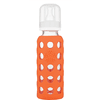 LIFEFACTORY Szklana butelka dla niemowląt papaya 250 ml 