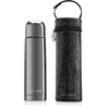 miniland Thermosflasche deluxe thermos mit Isoliertasche silber 500ml 