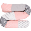 Ullenboom Baby-bedslang roze grijs 160 cm
 