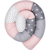 Ullenboom Baby seng slange lyserød grå 200 cm