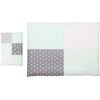 Ullenboom dětské ložní prádlo - set mentolová/šedá 135 x 100 cm + 40 x 60 cm
 