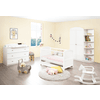 Pinolino Chambre bébé trio lit commode armoire 2 portes Laura bois blanc 70x140 cm