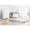 Pinolino Ensemble lit bébé commode à langer armoire Move blanc/naturel