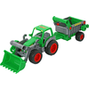 WADER Farmer Technic - Traktor met shovel en Kiepbak