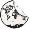 play&go ® Hrací podložka 2 v 1 World mapa black / white ⌀ 140 cm