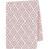 emma &amp; noah puck cloth diamonds rosa 120 x 120 cm 