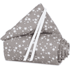 babybay Nest Piqué Box Spring XXL taupe hvězdy bílé 
