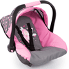 bayer Design Poppenautostoel met kap pink