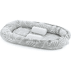 babyJem Babynest mit Seiten und Kopfschutz grey
