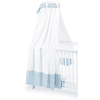 Pinolino Ciel de lit enfant blanc/bleu clair 140x70 cm