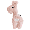 Done by Deer ™ Cuddly Toy Cuddle Leikattu kirahvi Raffi, vaaleanpunainen 