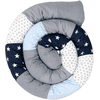 Ullenboom vauvan sänky käärme sininen vaaleansininen harmaa 300 cm 