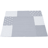 Ullenboom Housse de matelas à langer patchwork étoiles grises 75x85 cm