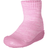 Playshoes Slipper stickad rosa