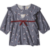 Steiff Girls Robe, gris folklorique stone 