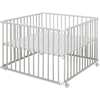Schardt Parque infantil bebé Basic gris claro 100 x 100 cm Estrella gris 