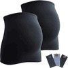 mamaband buikband 2-pack 2-pack + 3-pack broek uitbreiding zwart