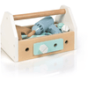 MUSTERKIND Fagus toolbox, white / blue / mint