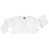 JACKY Body skjorte kort erme med avtakbar sløyfe hvit / marine 