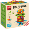 Bioblo Hello - Doos Regenboogmix, 100 stuks.