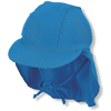 Sterntaler casquette à visière avec protection du cou bleu