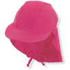 Sterntaler Peaked cap med halsbeskyttelses magenta