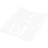 Cambiador JULIUS ZÖLLNER Bandeja de 2 bordes de papel de aluminio uni blanco 50 x 65 cm 