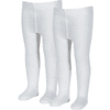 Sterntaler Leotardos uni doble pack blanco