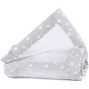babybay® Paracolpi Mesh-Piqué per Maxi, Boxspring e Comfort, grigio perla/stelline 168x24 cm