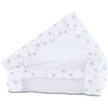 babybay® Nestchen Mesh-Piqué Maxi, Boxspring und Comfort weiß Sterne 168x24 cm