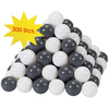 knorr® leker ballsett Ø 6 cm - 300 baller grå / krem 