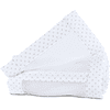 babybay® Reunapehmuste mesh-piqué Maxi, laatikkojousi ja mukavat valkoiset pisteet 168x24 cm