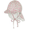 Sterntaler gorra de pico con protección de cuello rojo claro