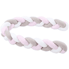 babybay® Paracolpi a treccia bianco/beige/rosa