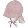 Sterntaler Girls gorra de pico con protección de cuello rojo claro