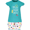 BLUE SEVEN  Girls Lot de 2 T-shirt + Shorts lagon