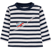 KANZ Ragazzi camicia a maniche lunghe, maglia a y/d stripe|multi color ed