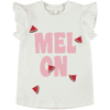 name it Girls T-shirt Nmfdara śnieg white 