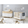 Pinolino Chambre bébé duo lit commode Boks extra large bois 70x140 cm