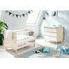 Pinolino Chambre bébé duo lit commode Flow large bois 70x140 cm