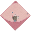 Sterntaler Toalla de baño con capucha Mabel rosa 80 x 80 cm