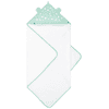emma & noah Cape de bain enfant pois menthe 80x80 cm
 