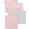 roba Set di 5 Asciugamani da bagno Lil Planet rosa 25 x 25 cm 