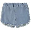 name it Shorts Nmfrandi Dnmbatytte light blauw denim 