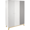 Schardt Armoire enfant 3 portes Vegas bois blanc