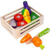 Tanner - De kleine handelaar - groenten in een houten doos